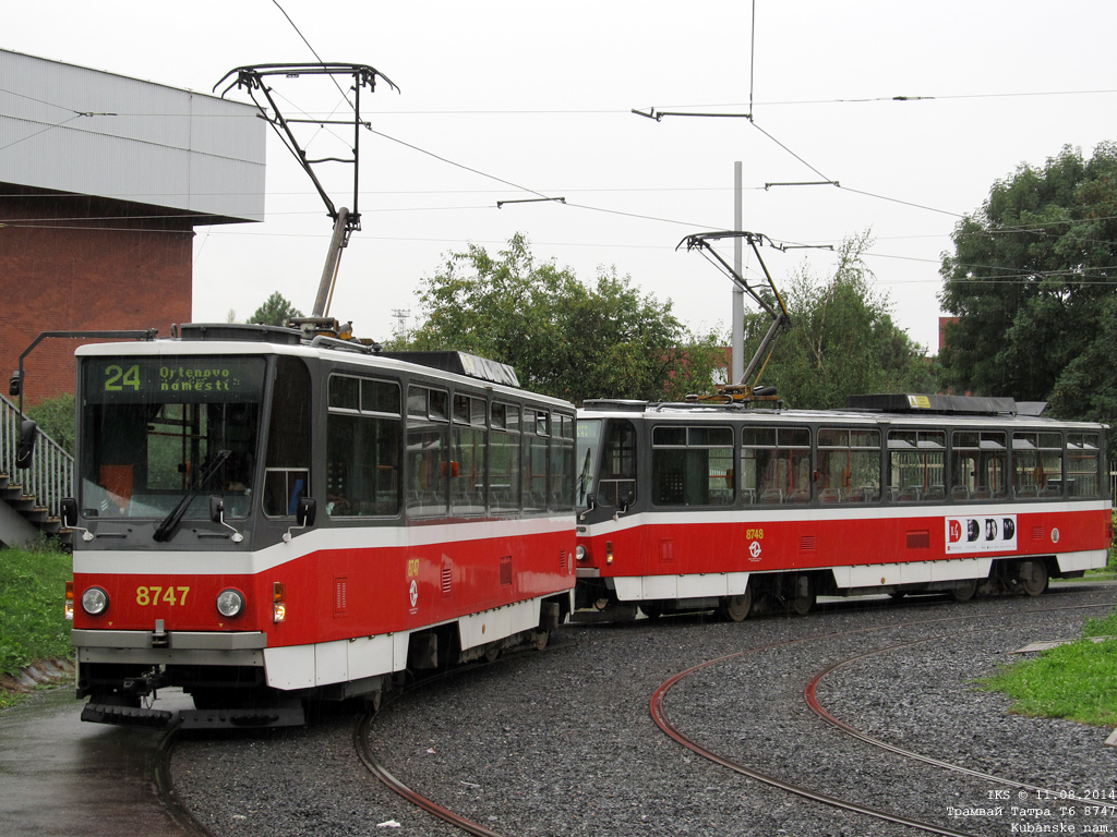 Prága, Tatra T6A5 — 8747
