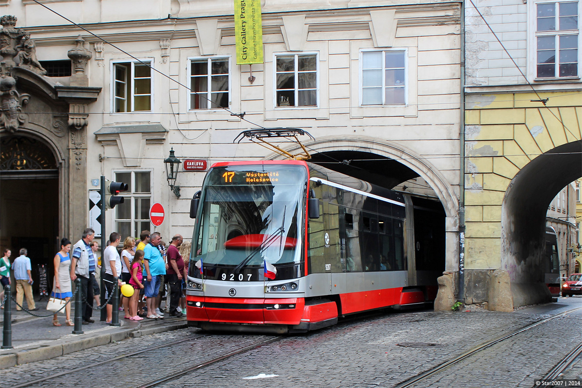 Прага, Škoda 15T1A ForCity Alfa Praha № 9207