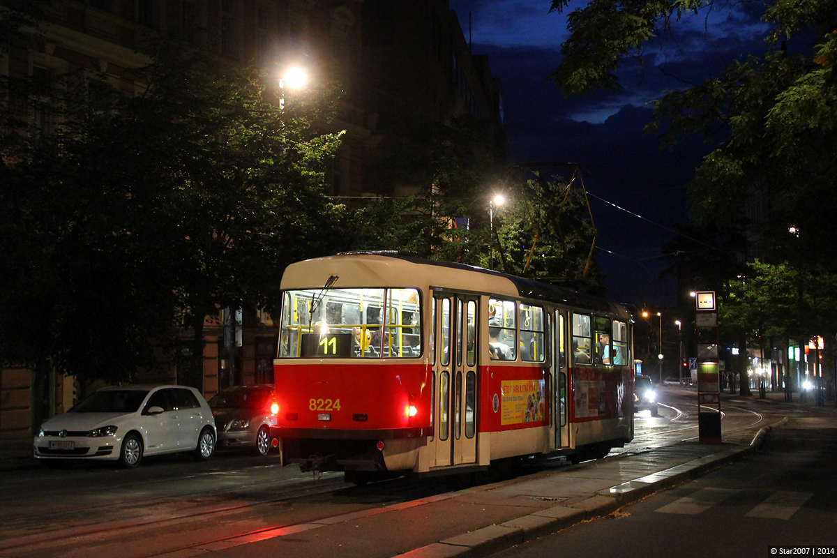 Прага, Tatra T3R.P № 8224