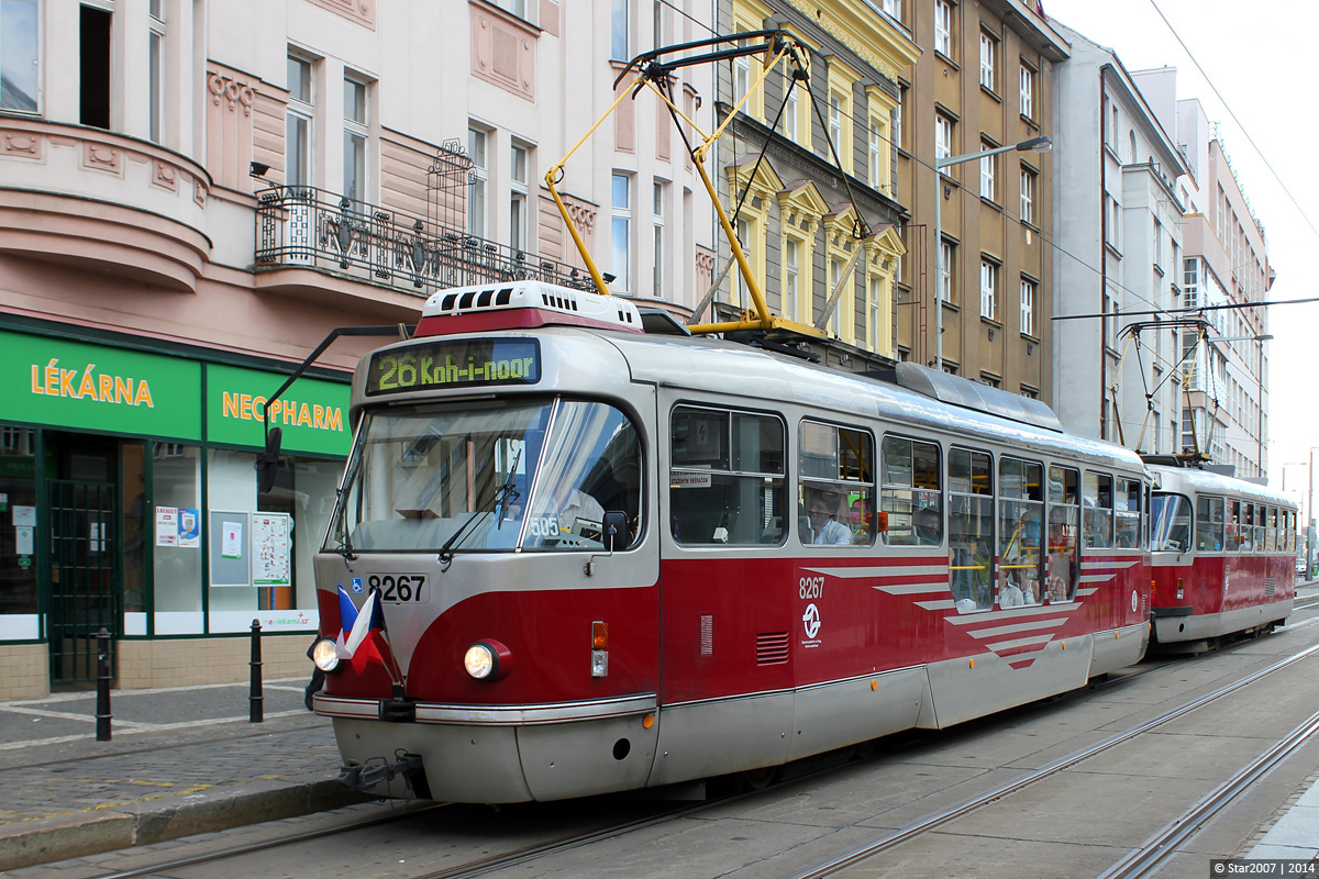 Прага, Tatra T3R.PLF № 8267