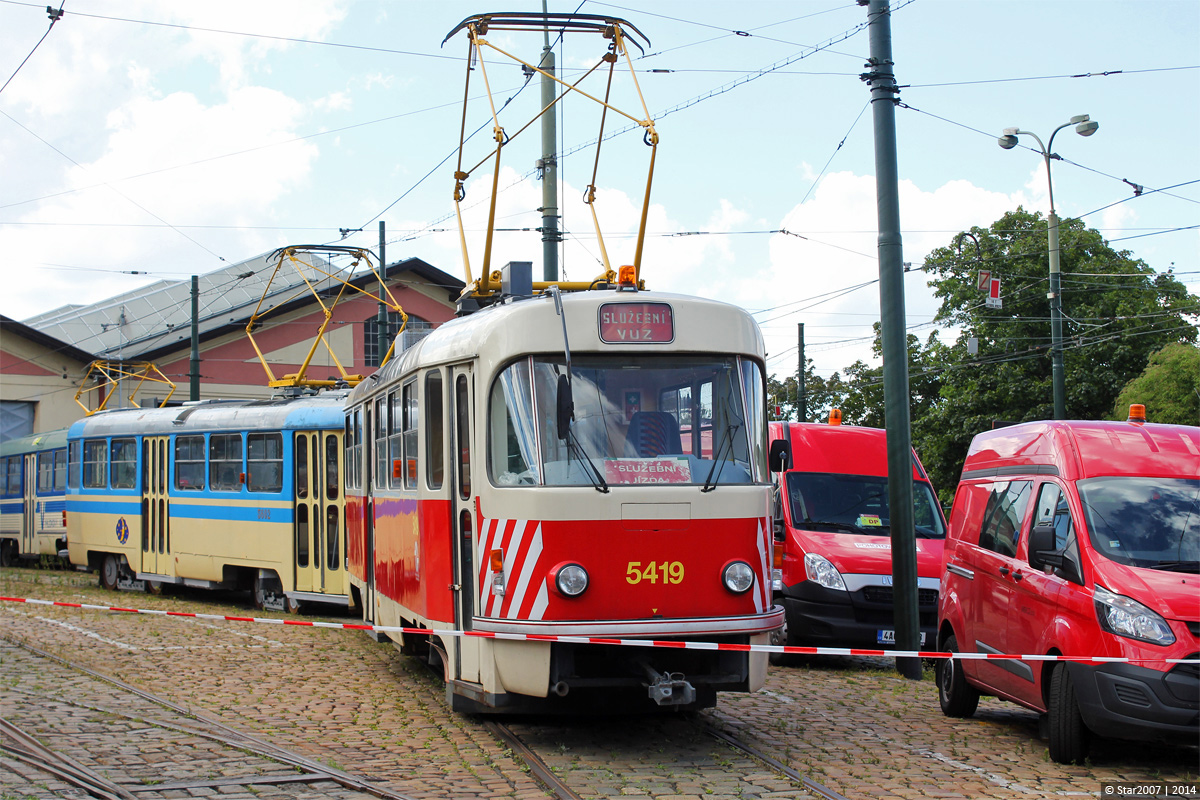 Прага, Tatra T3M № 5419