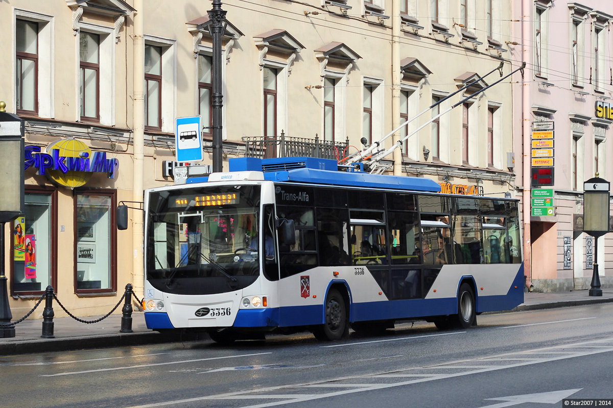 Санкт-Петербург, ВМЗ-5298.01 «Авангард» № 3336