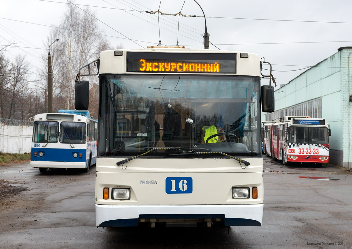 Iaroslavl, Trolza-5275.07 “Optima” N°. 16; Iaroslavl — 11.08.2014 Excursion in the honour of the 65th anniversary of Yaroslavl trolley