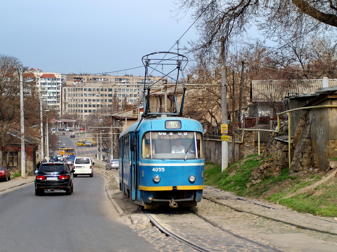 Одесса, Tatra T3R.P № 4055