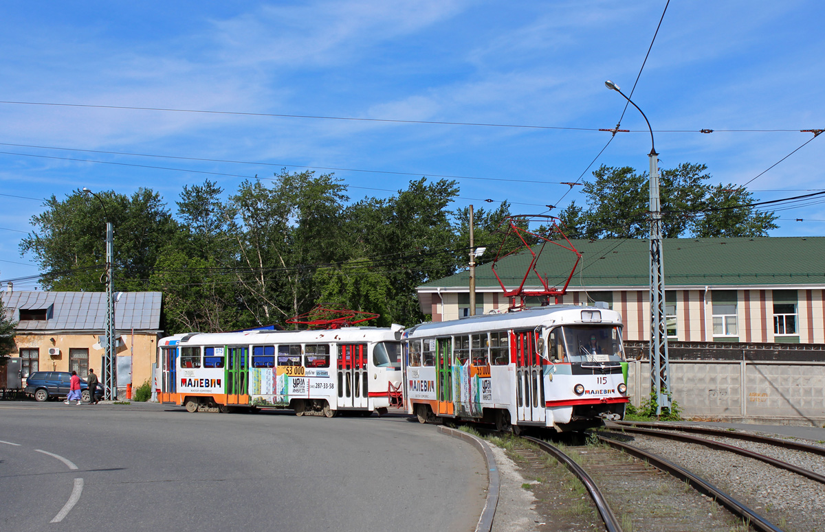 Екатеринбург, Tatra T3SU (двухдверная) № 115