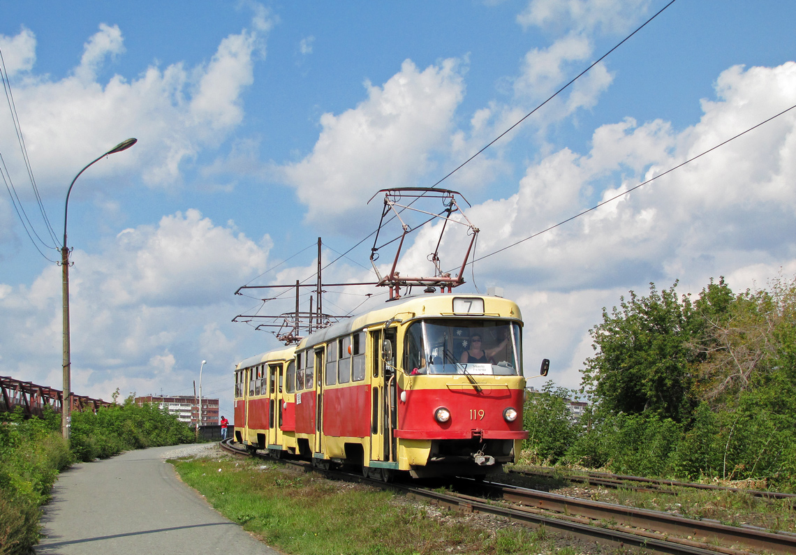 Екатеринбург, Tatra T3SU (двухдверная) № 119