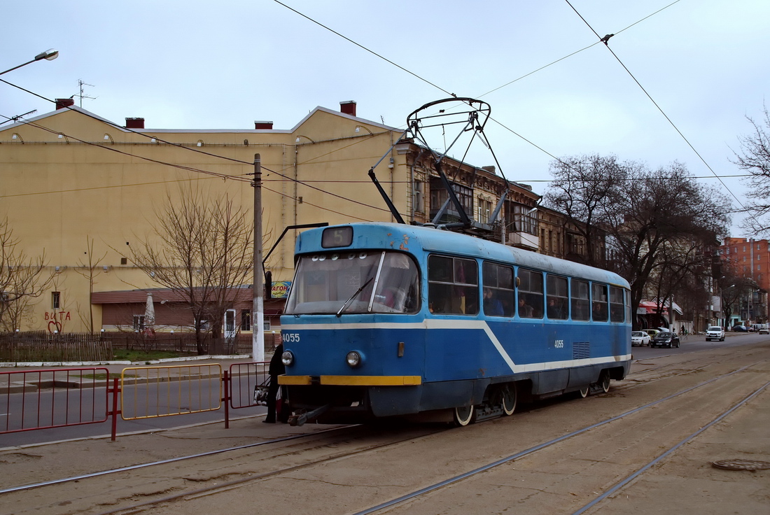 Одесса, Tatra T3R.P № 4055