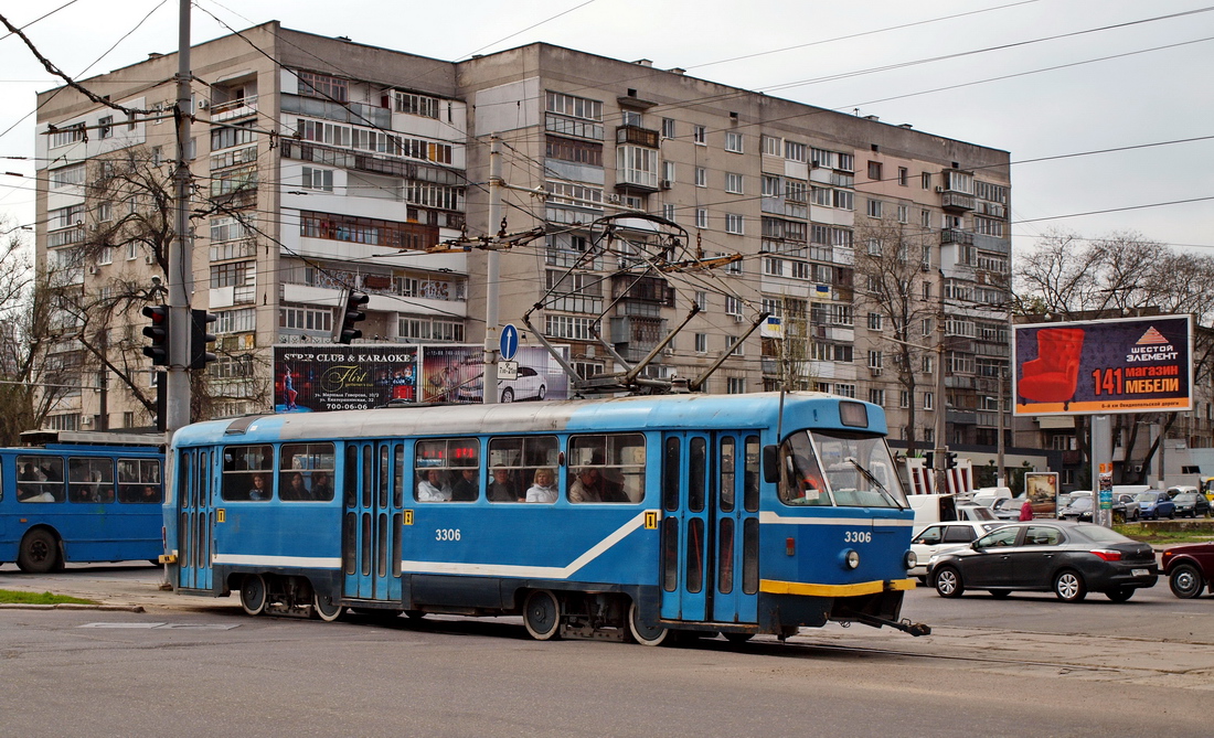 Одесса, Tatra T3R.P № 3306