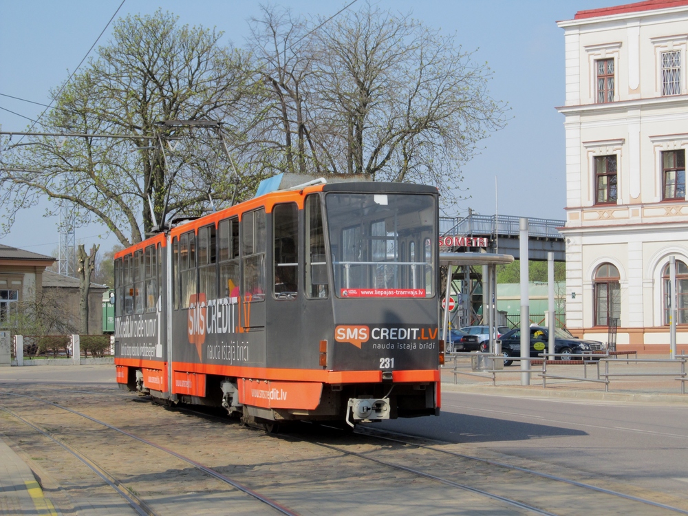 Лиепая, Tatra KT4SU № 231