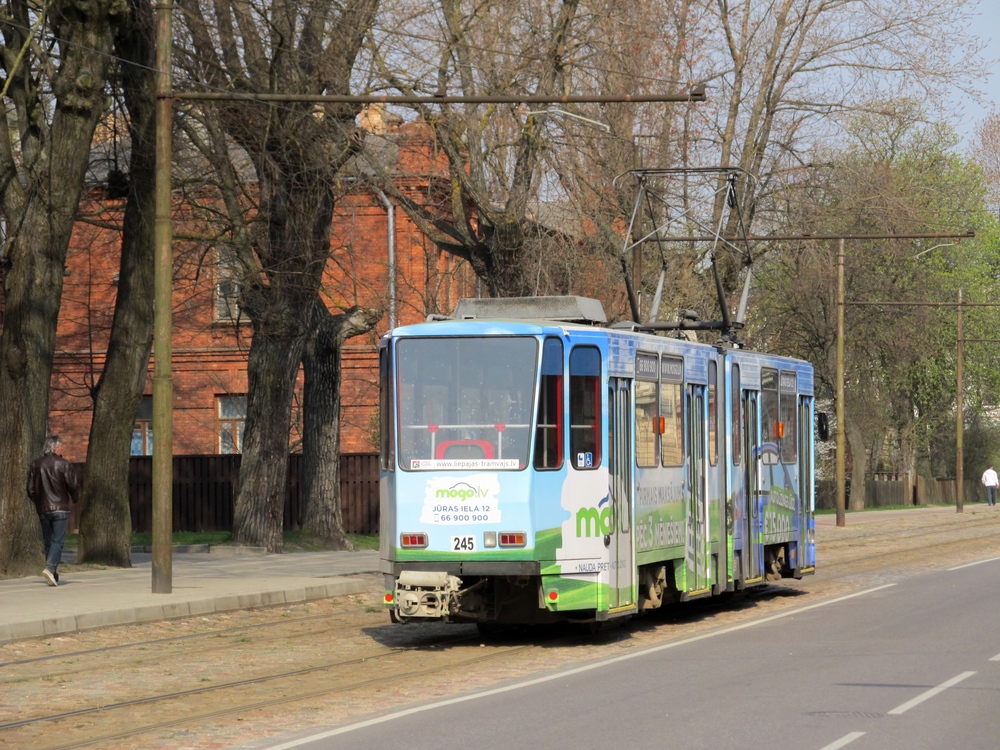 Лиепая, Tatra KT4D № 245