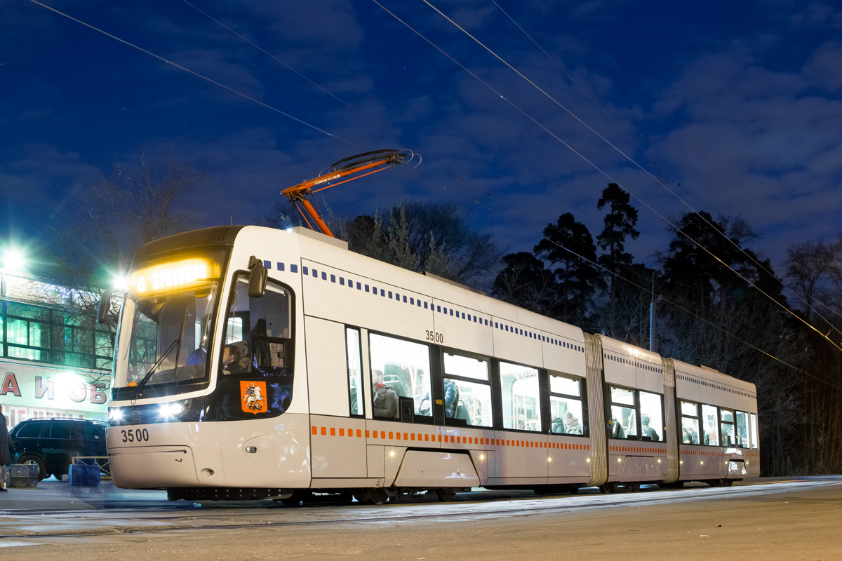 Москва, 71-414 (Pesa Fokstrot) № 3500