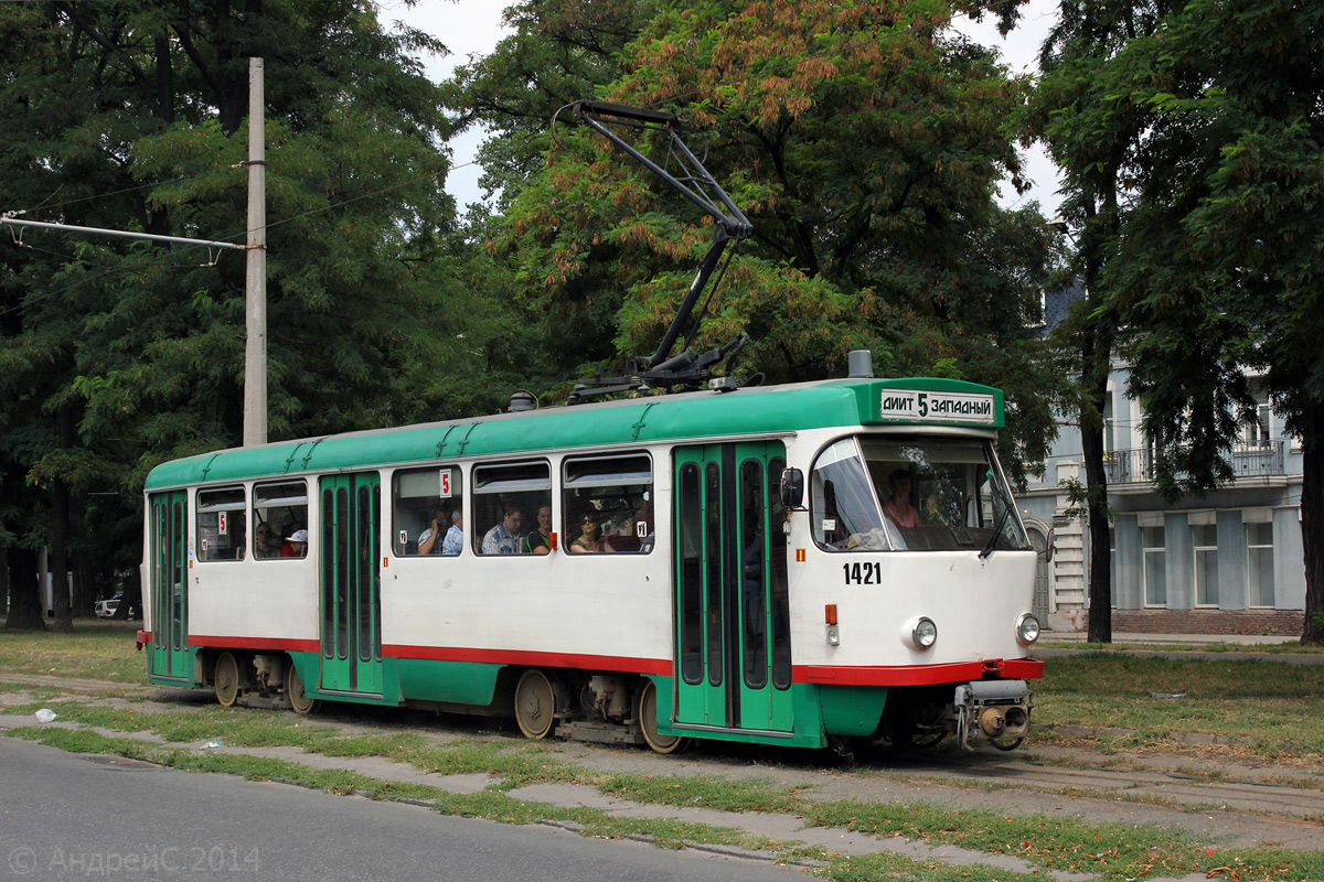 Днепр, Tatra T4DM № 1421