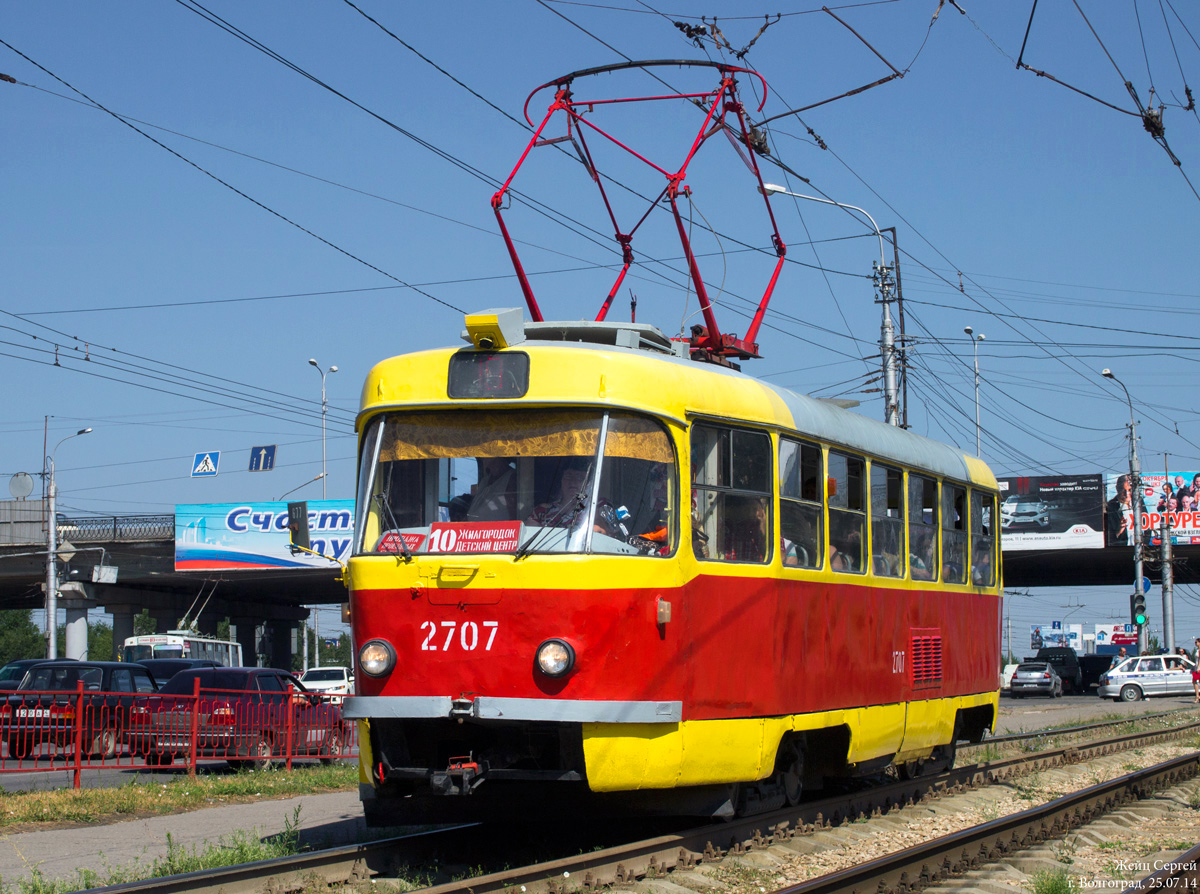 Волгоград, Tatra T3SU № 2707