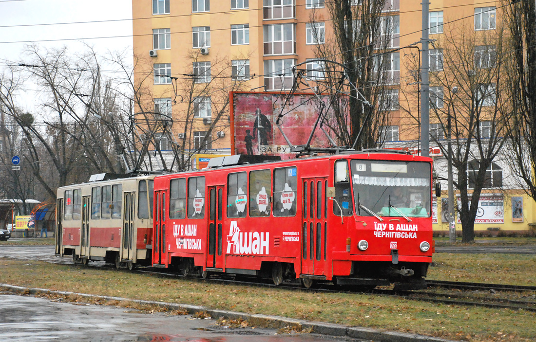 Киев, Tatra T6B5SU № 022