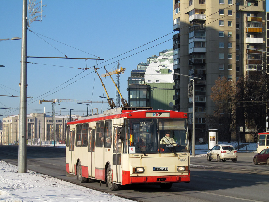 Вильнюс, Škoda 14Tr02/6 № 1468