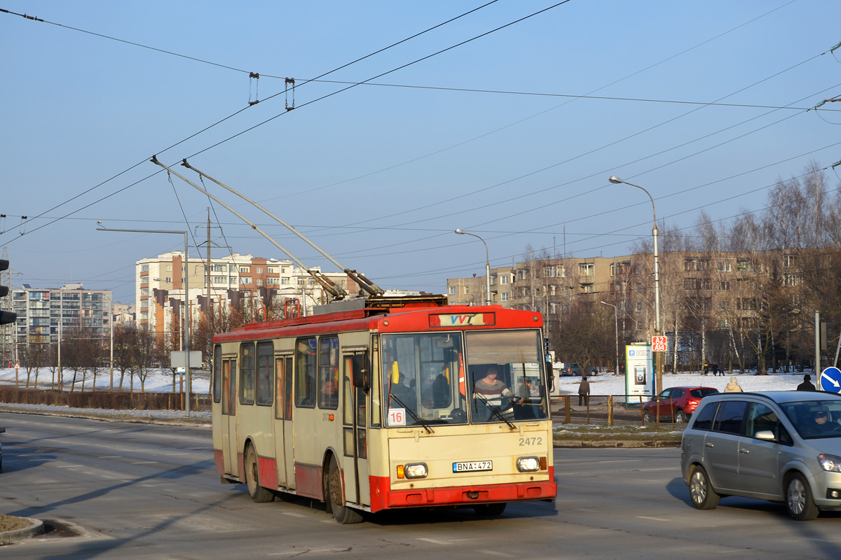 Вільнюс, Škoda 14Tr02/6 № 2472