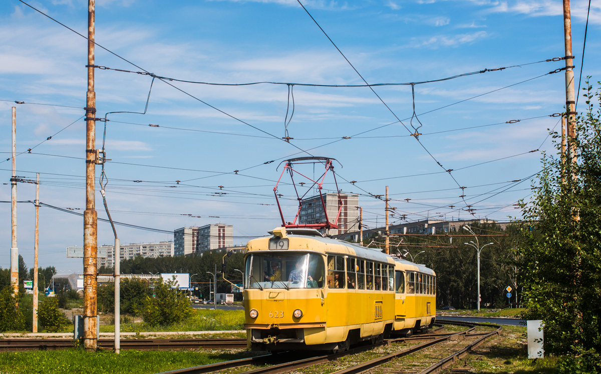 Екатеринбург, Tatra T3SU (двухдверная) № 623