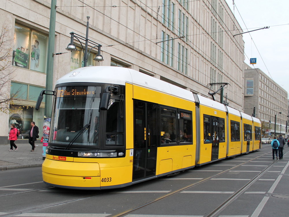 Берлин, Bombardier Flexity Berlin (GT6-08ZR/F6Z) № 4033