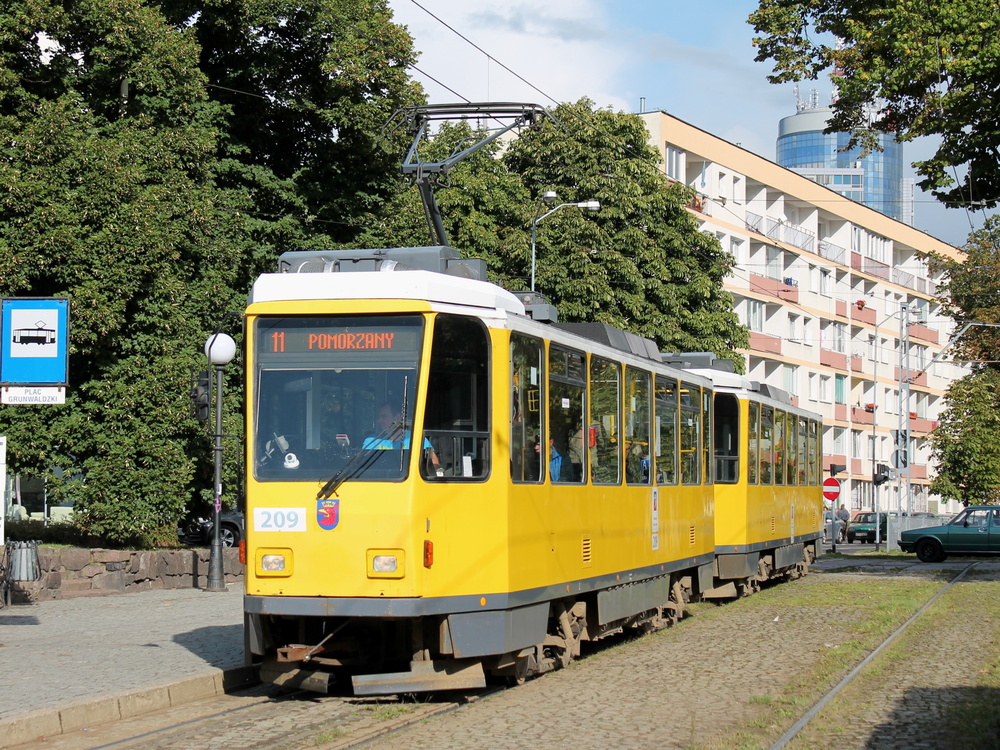 Щецин, Tatra T6A2M № 209