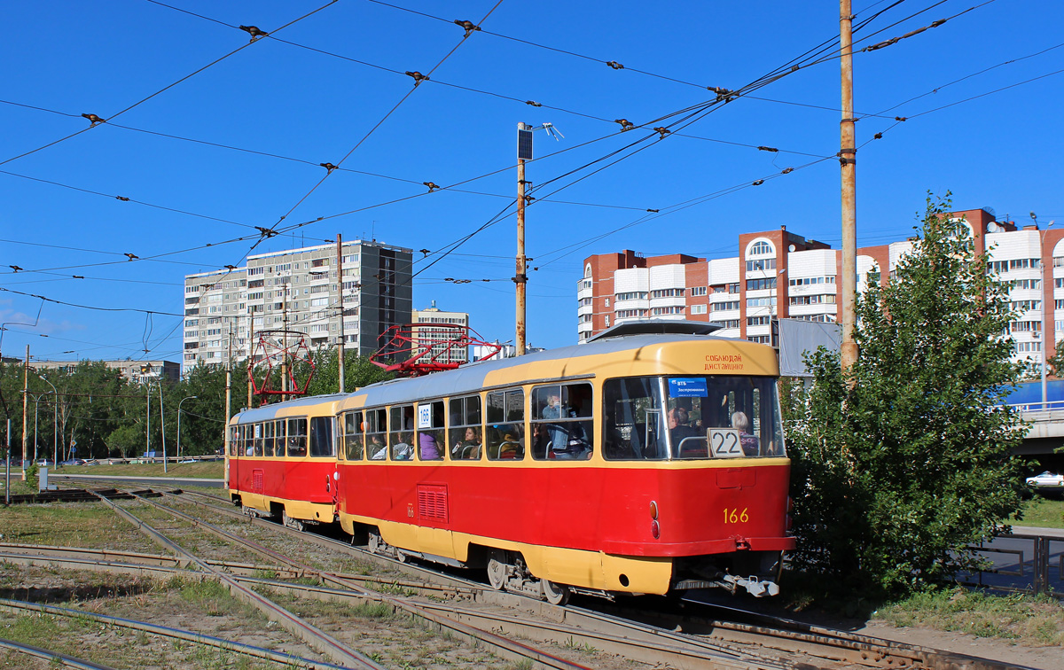 Yekaterinburg, Tatra T3SU Br. 166