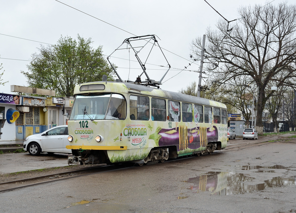Пятигорск, Tatra T4D № 102 Пятигорск, Tatra T4D № 102