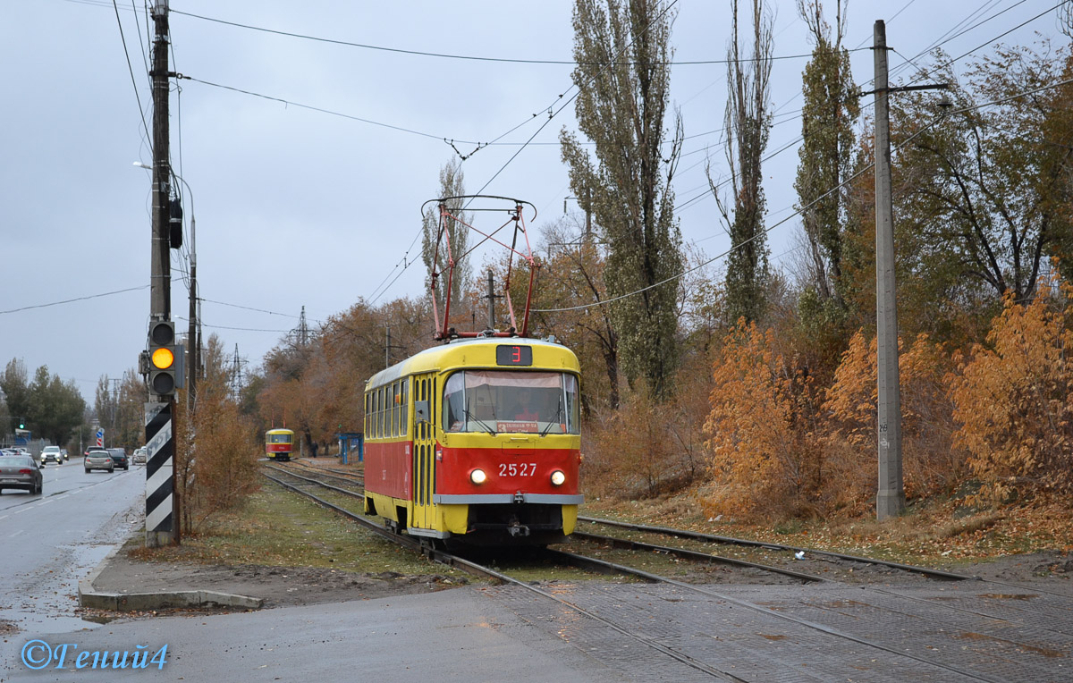 Волгоград, Tatra T3SU (двухдверная) № 2527