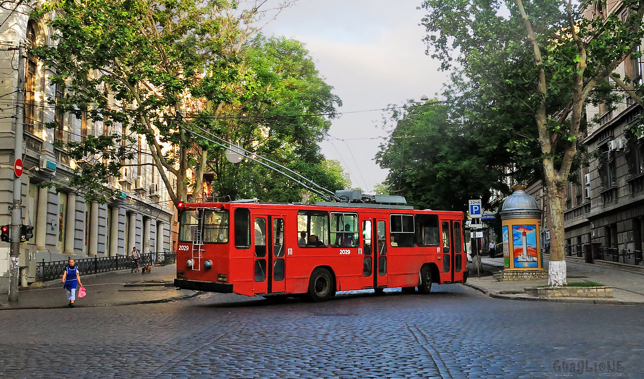 Одесса, ЮМЗ Т1Р (Т2П) № 2029