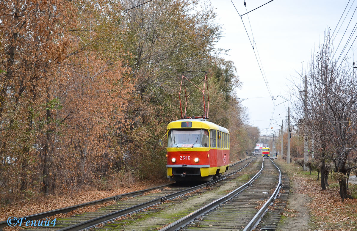 Волгоград, Tatra T3SU (двухдверная) № 2646