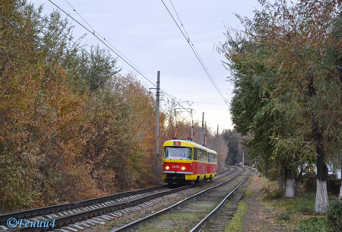 Волгоград, Tatra T3SU (двухдверная) № 2658