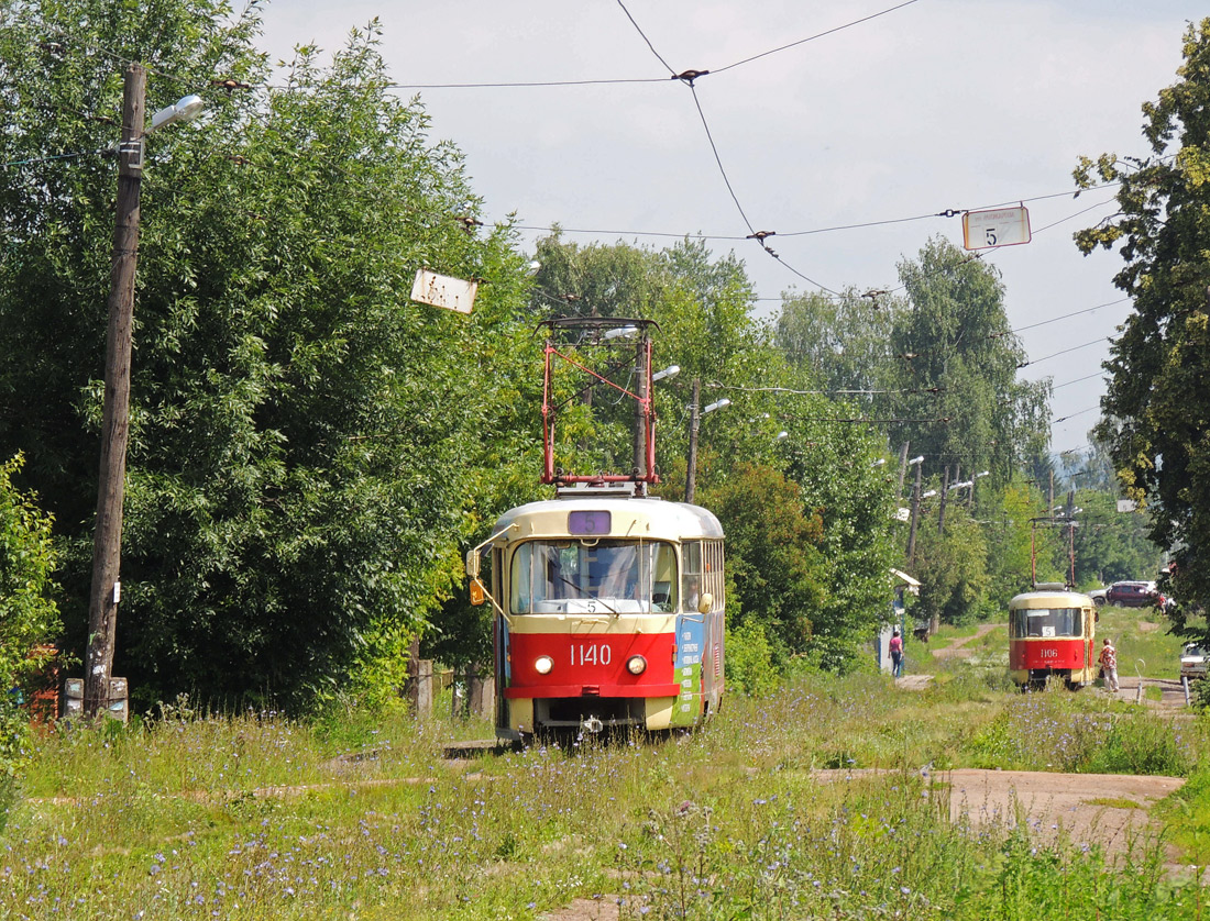 Ижевск, Tatra T3SU (двухдверная) № 1140