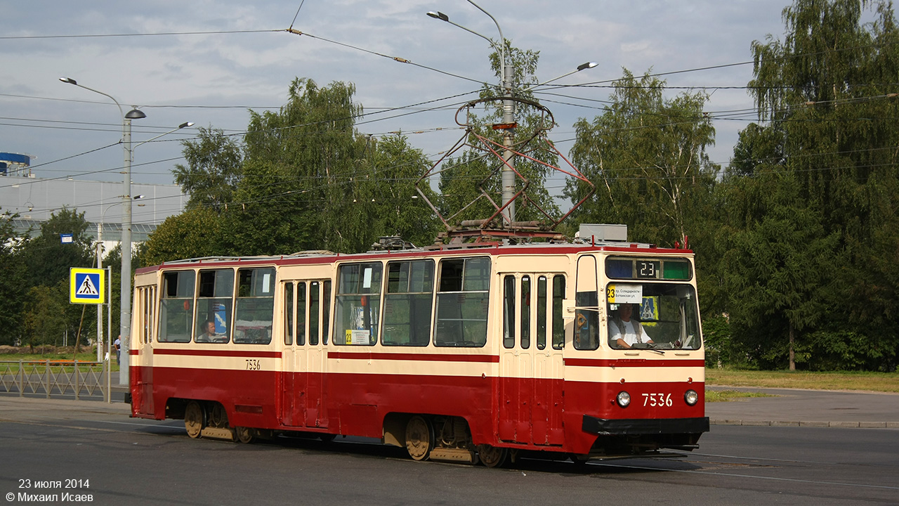 Санкт-Петербург, ЛМ-68М № 7536