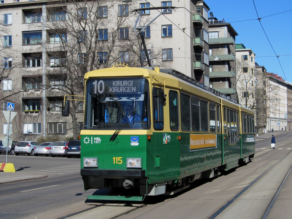 Хельсинки — Эспоо, Valmet MLNRV1 № 115