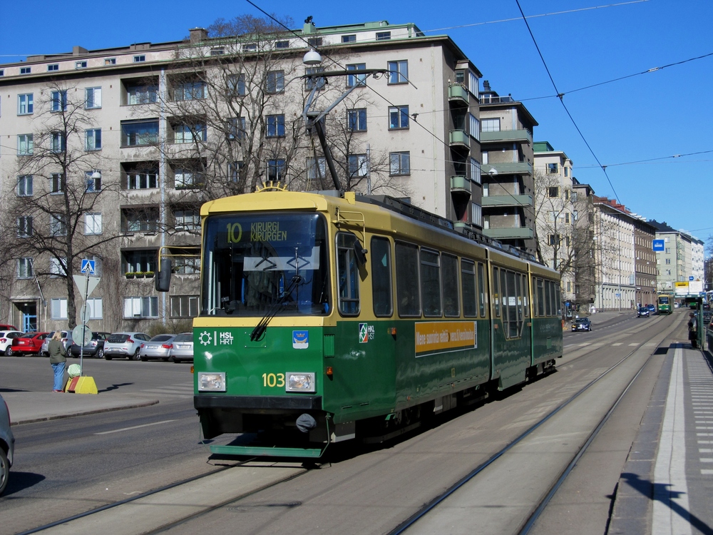 Хельсинки — Эспоо, Valmet MLNRV2 № 103