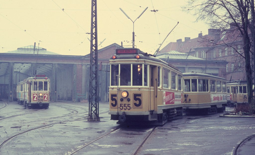 Копенгаген, Четырёхосный моторный KS Lunding № 555; Копенгаген, Четырёхосный моторный KS Lunding № 508