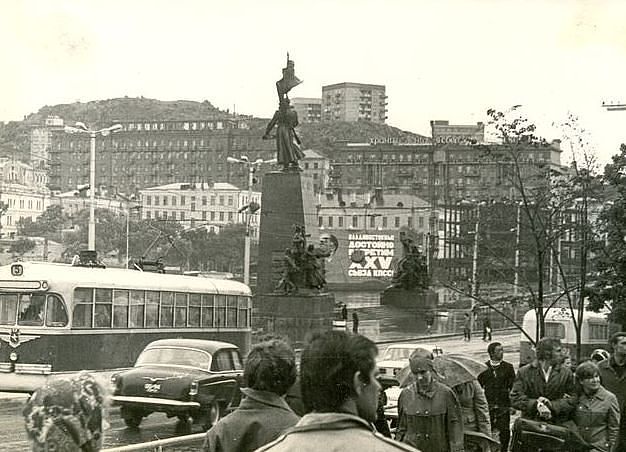 Vladivostoka — Historic Photos — Tramway (1971-1990)