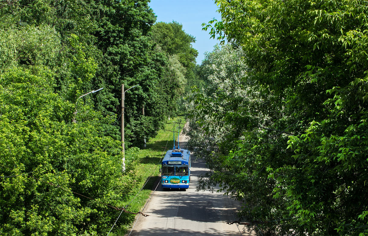 Riazan, ZiU-682G [G00] Nr 3054; Riazan — Trolleybus line at Lesopark (Woodland)