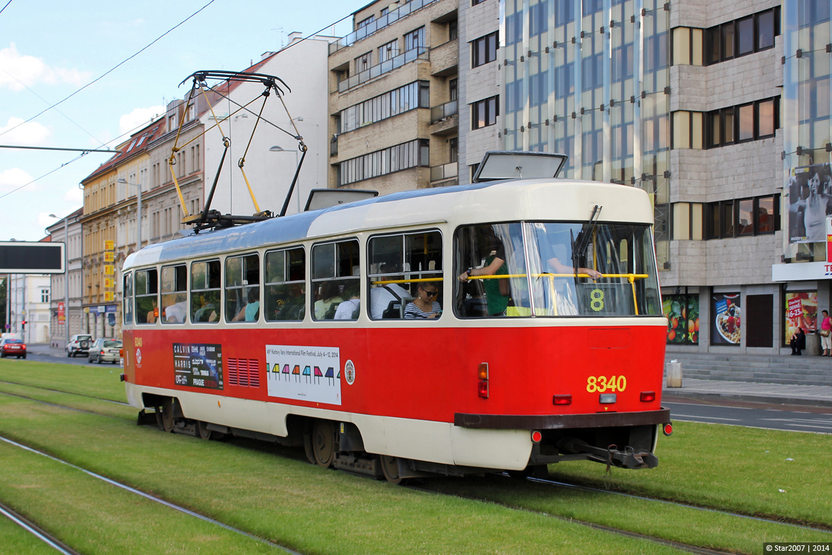 Прага, Tatra T3R.P № 8340