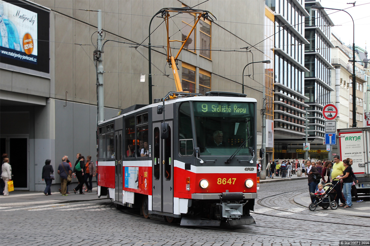 Прага, Tatra T6A5 № 8647