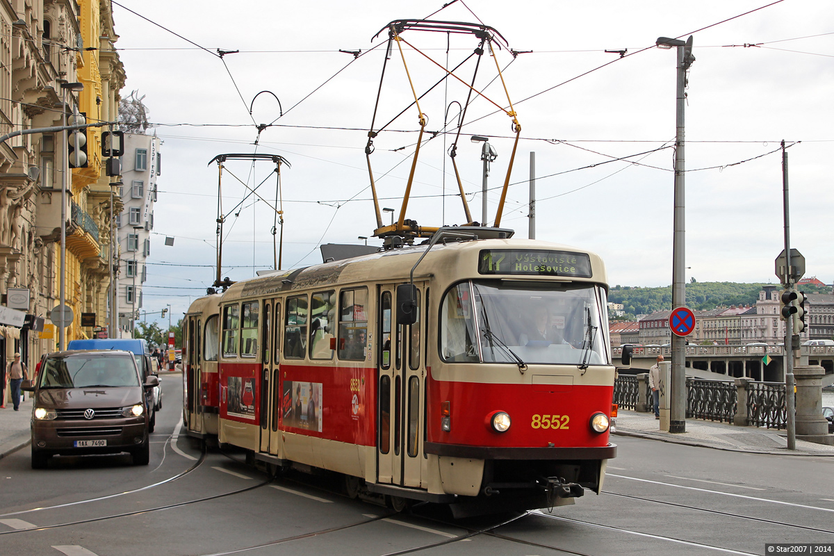 Прага, Tatra T3R.P № 8552