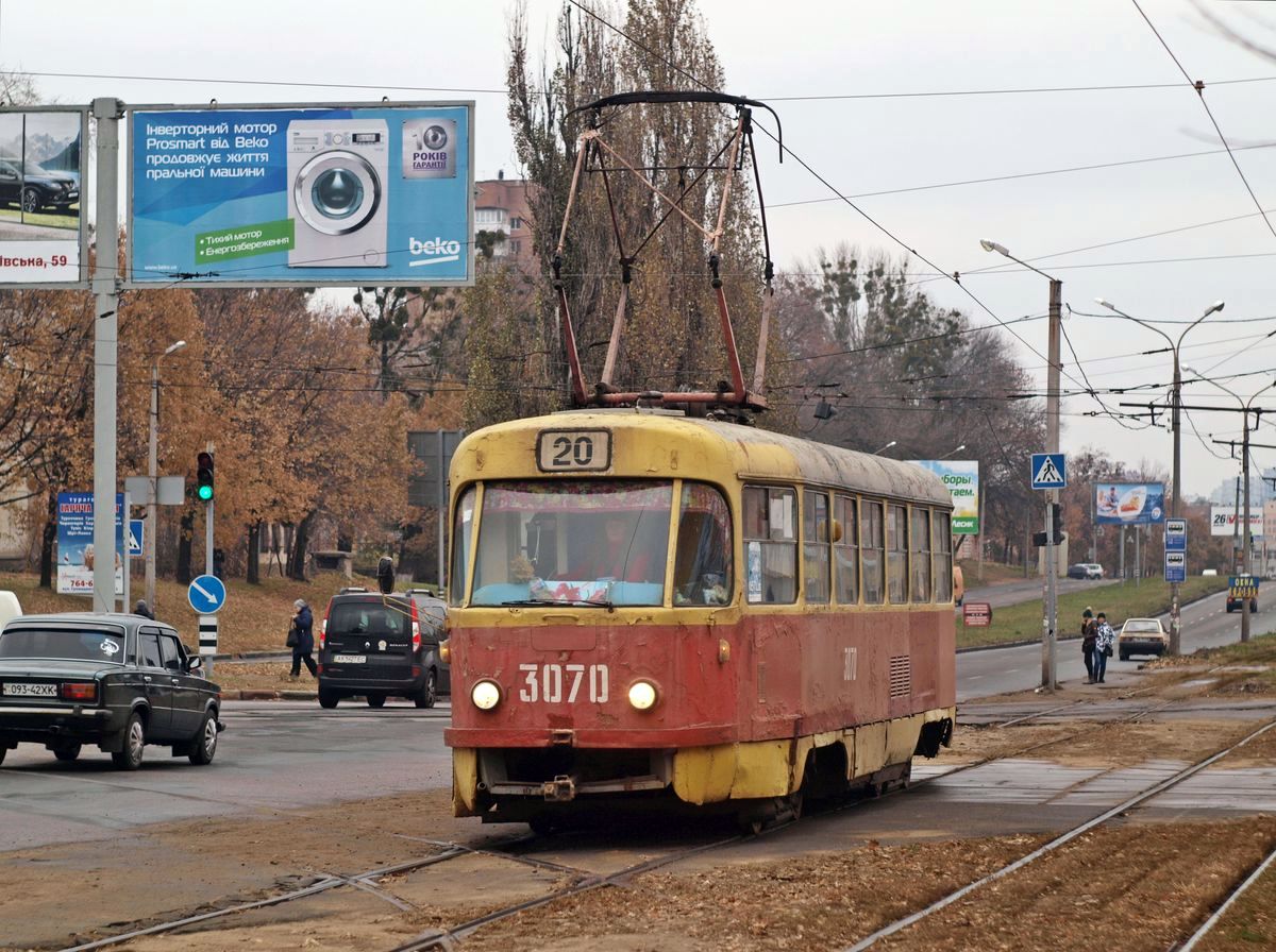 Харьков, Tatra T3SU № 3070