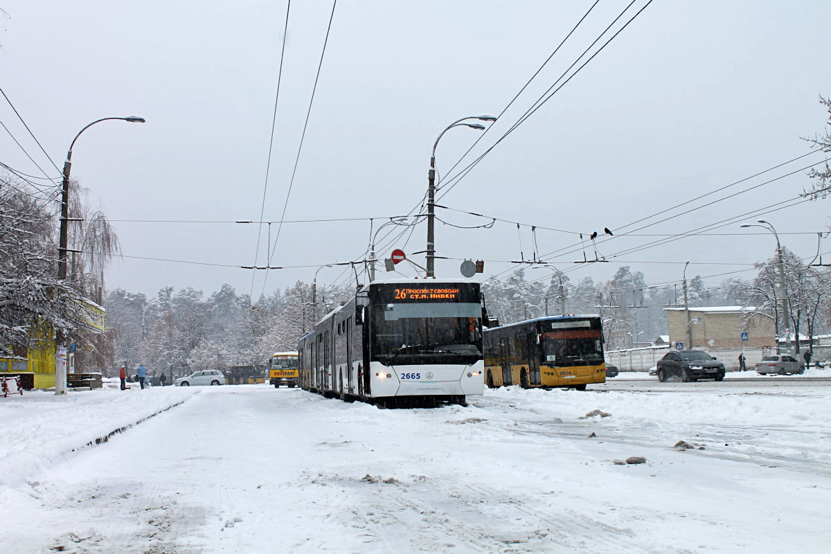 Киев, ЛАЗ E301A1 № 2665