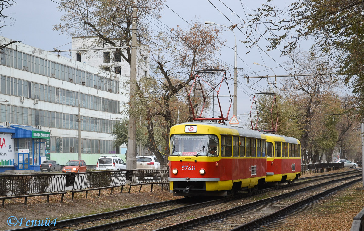 Volgograd, Tatra T3SU # 5748