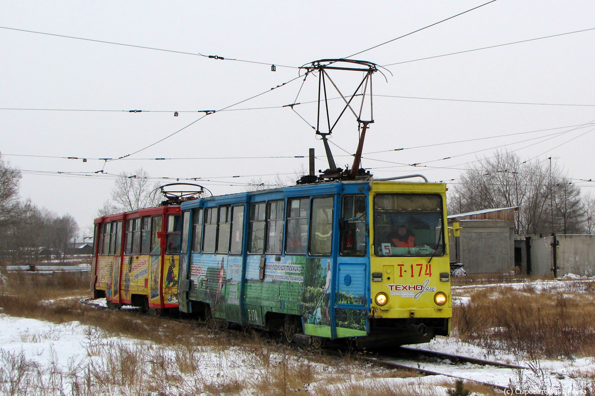 Ангарск, 71-605А № 174; Ангарск, 71-605А № 172