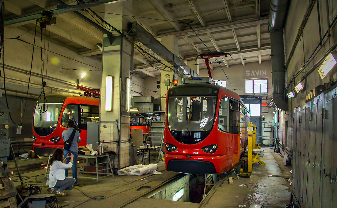 Ижевск, Tatra T3K «Иж» № 1501; Ижевск, Tatra T3K «Иж» № 1502; Ижевск — Новые трамваи