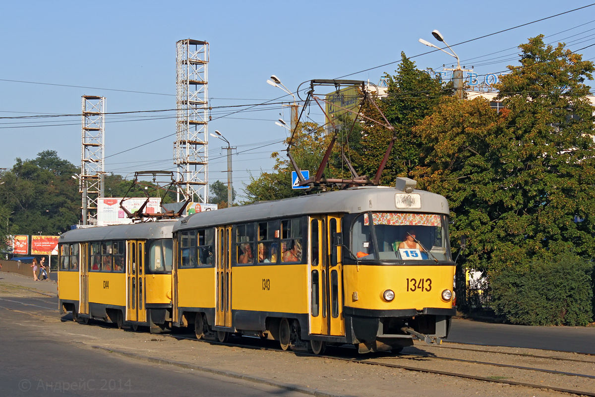 Днепър, Tatra T3SU № 1343