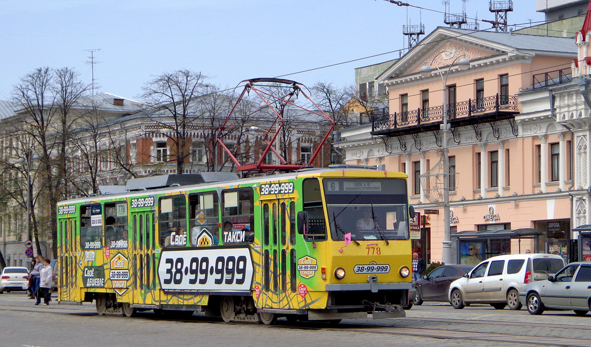 Екатеринбург, Tatra T6B5SU № 778