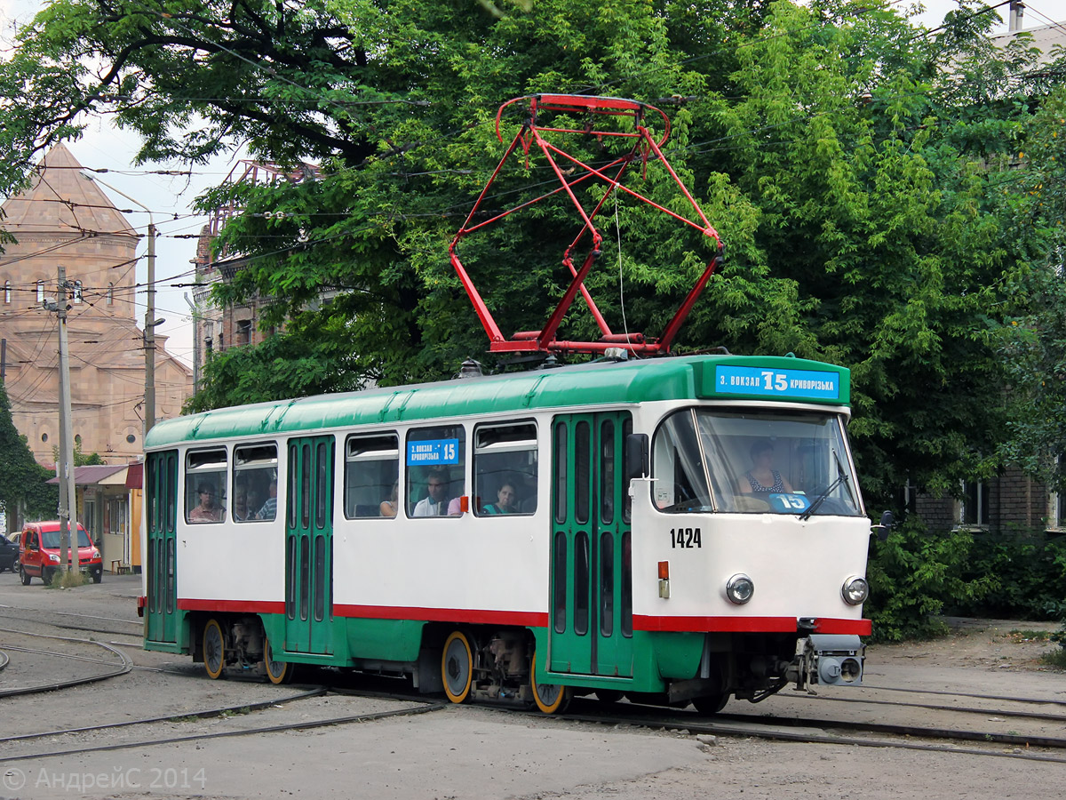 Днепр, Tatra T4DM № 1424