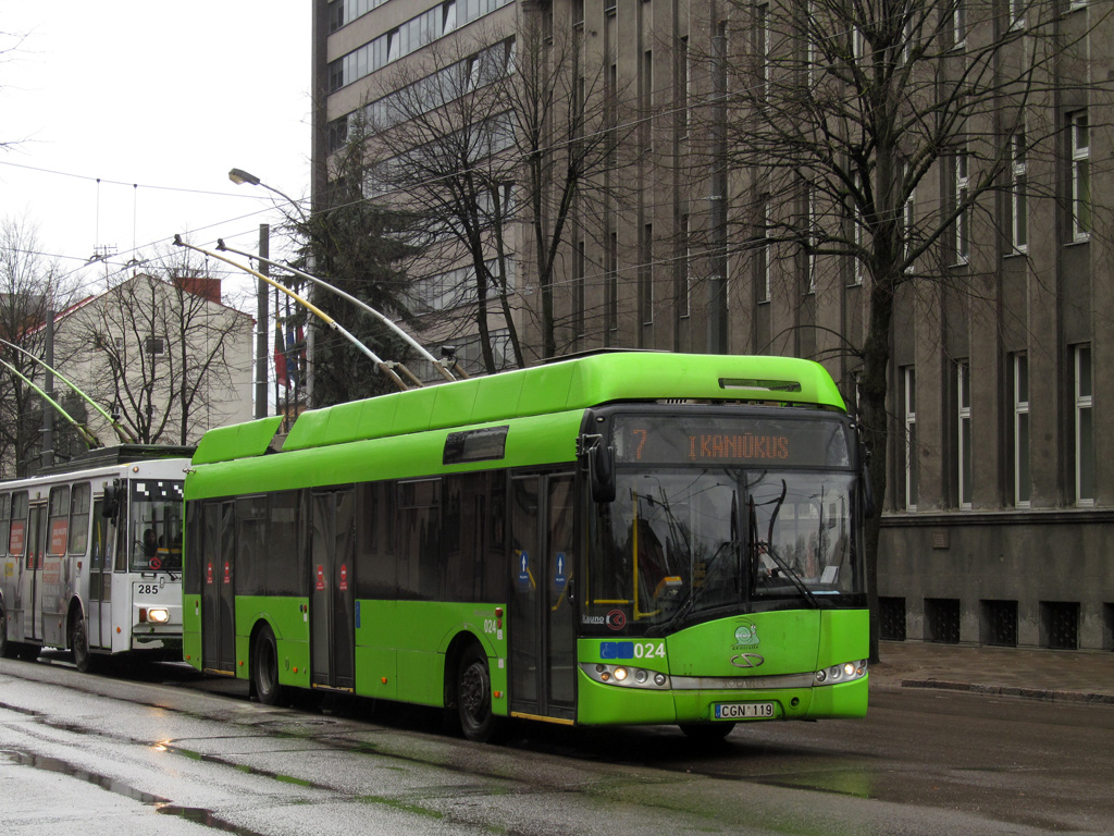 Каунас, Solaris Trollino III 12 AC № 024