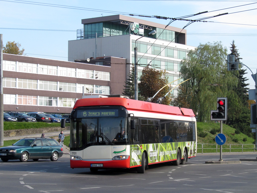 Vilnius, Solaris Trollino II 15 AC č. 1701
