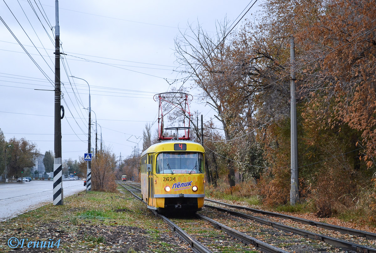 Волгоград, Tatra T3SU (двухдверная) № 2634 Волгоград, Tatra T3SU (двухдверная) № 2634